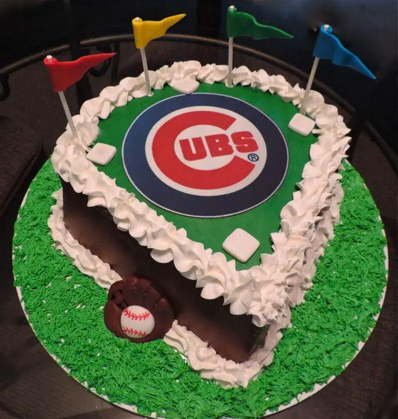 cubs birthday cake