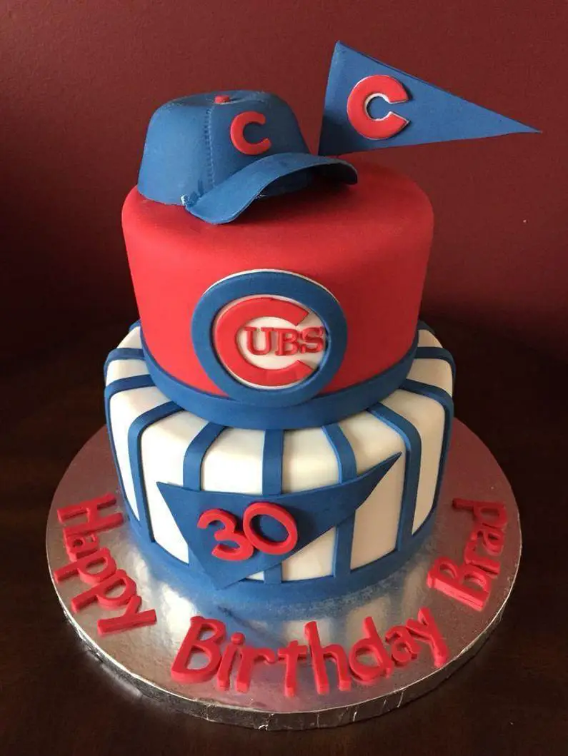 cubs birthday cake
