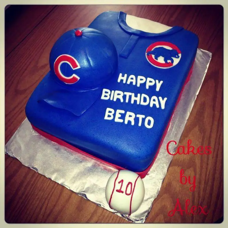 cubs birthday cake