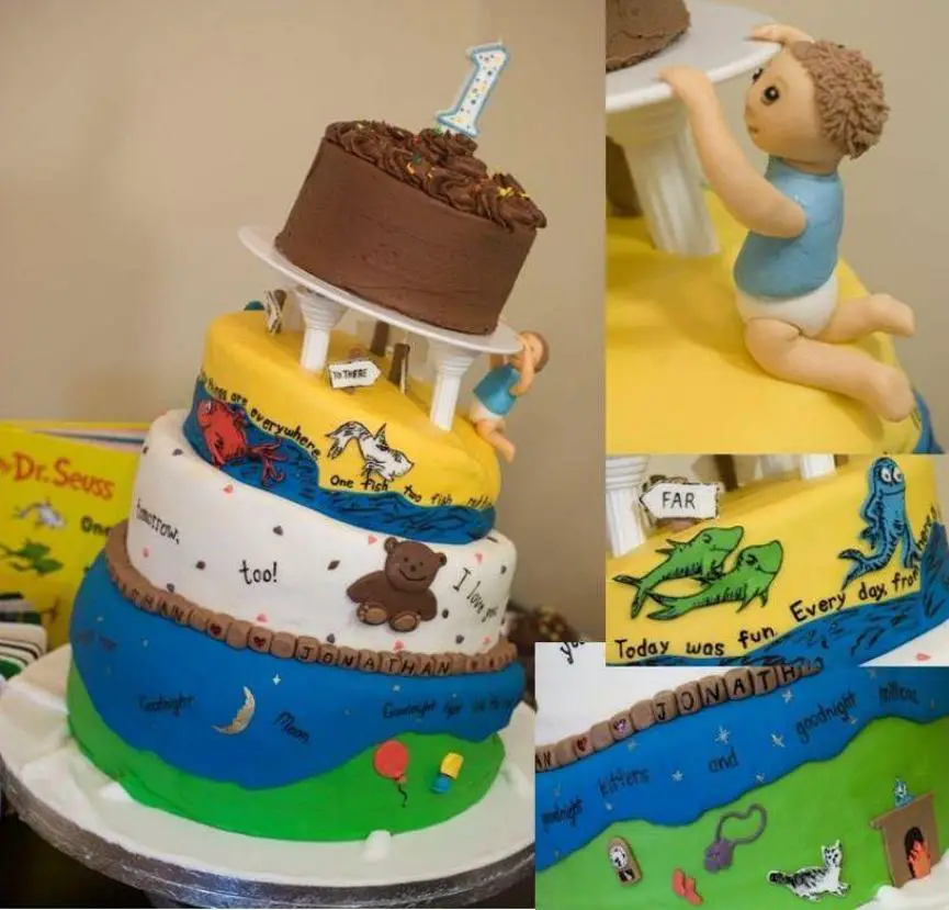 cute birthday cakes for baby boy