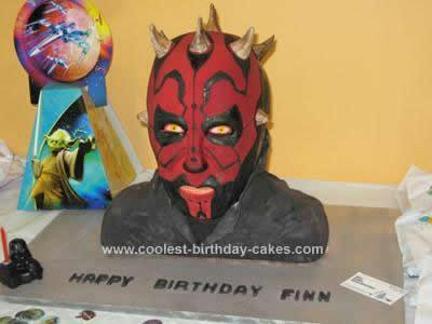 darth maul birthday cake