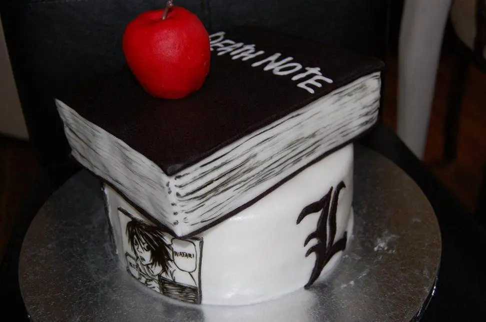 death note birthday cake