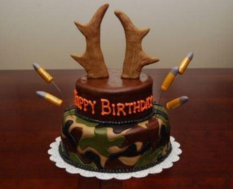 deer hunting birthday cakes