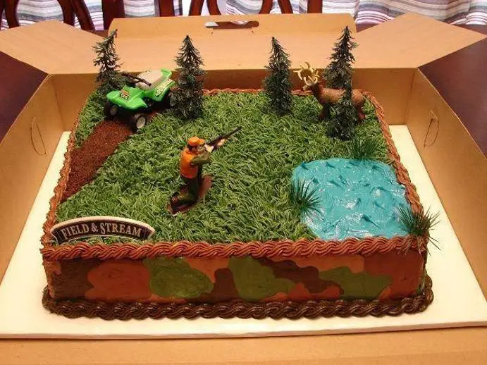 deer hunting birthday cakes