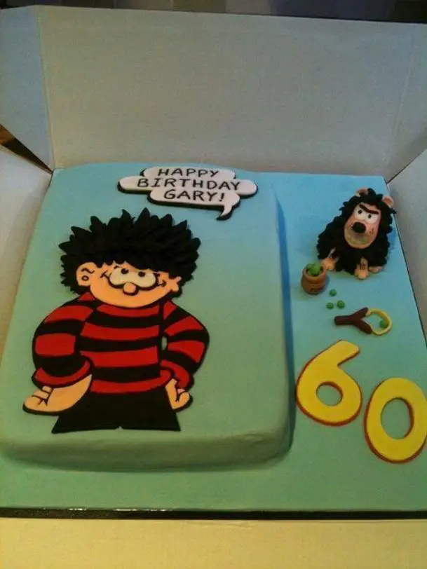 dennis the menace birthday cake