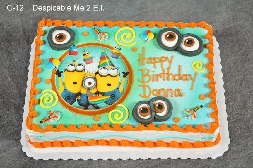 despicable me 2 birthday cakes