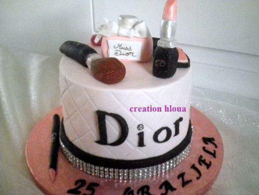 dior birthday cake