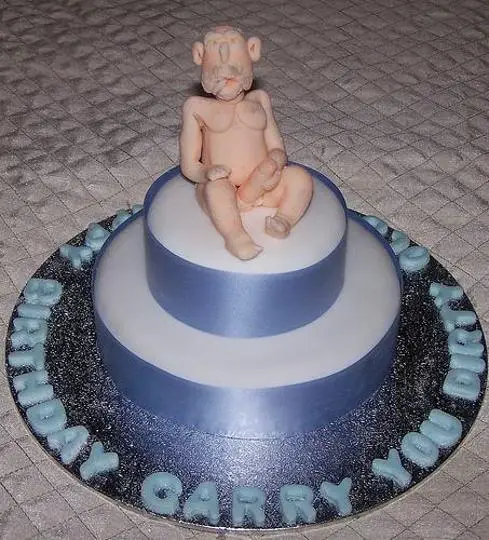 dirty birthday cakes for men
