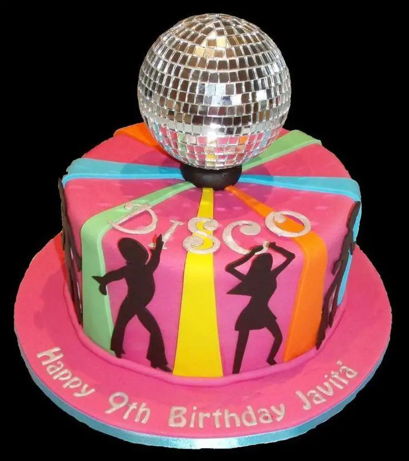 disco birthday cakes