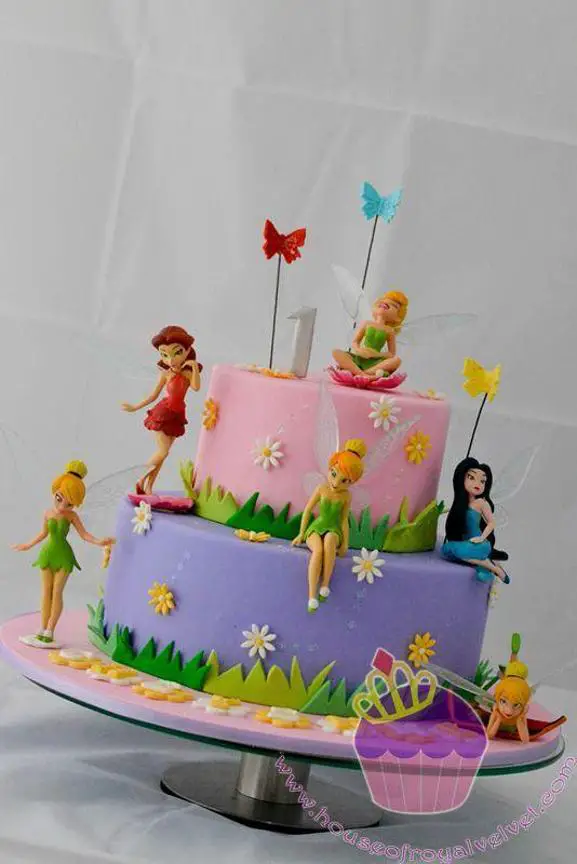 disney fairies birthday cake