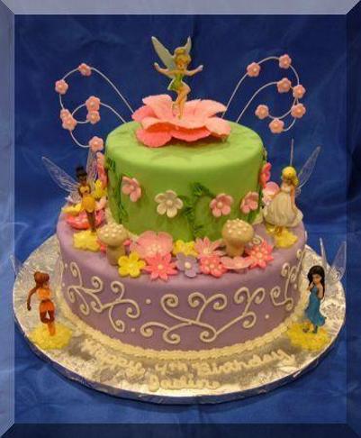 disney fairies birthday cake