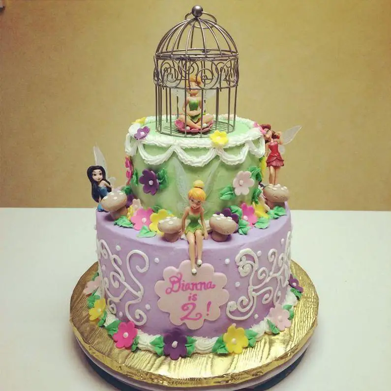 disney fairies birthday cake