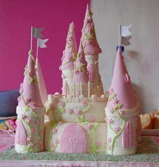 disney princess castle birthday cakes