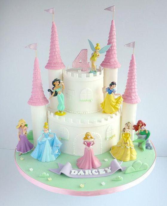 disney princesses birthday cake