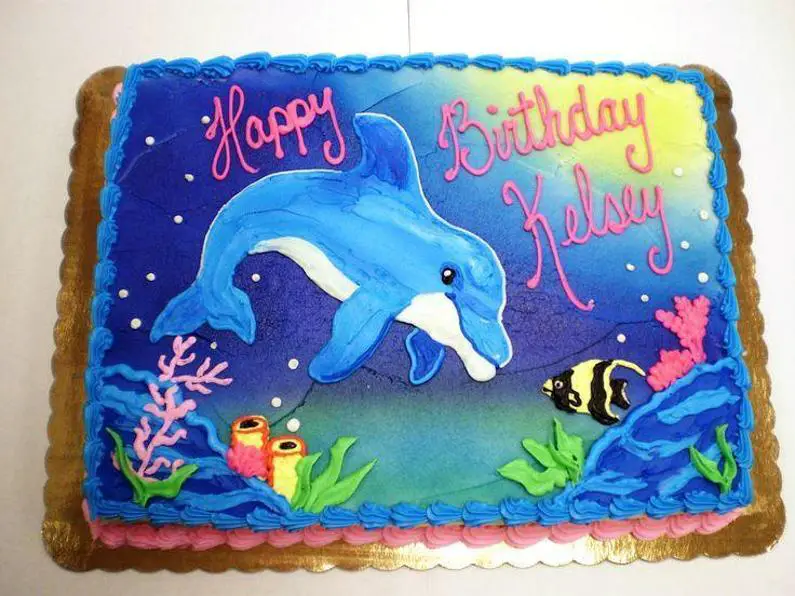dolphin birthday cakes