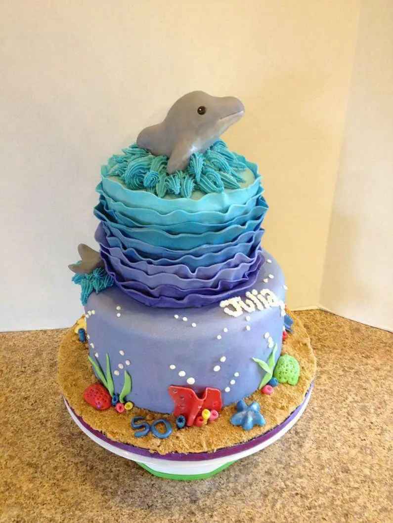 dolphin birthday cakes