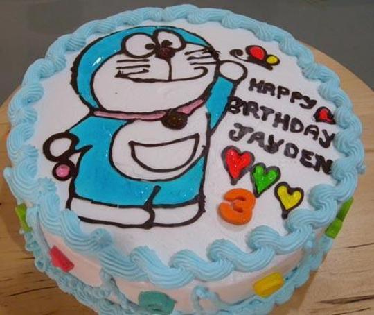 doraemon birthday cake