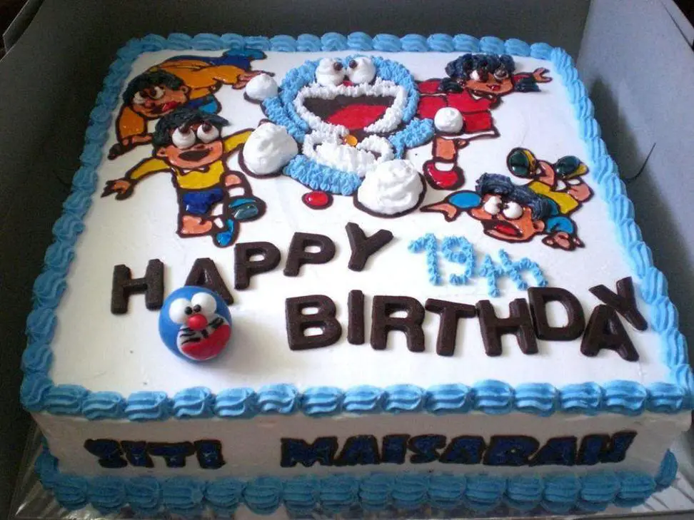 doraemon birthday cake