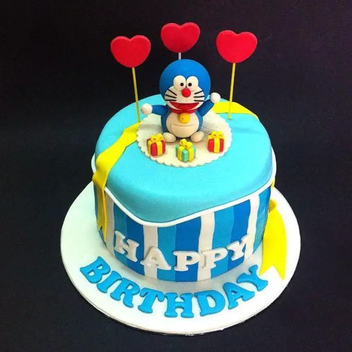 doraemon birthday cake