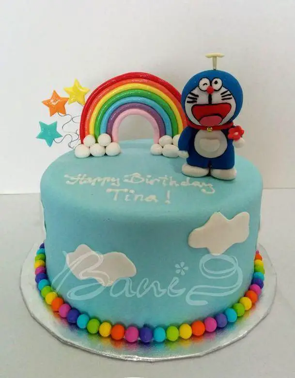 doraemon birthday cake