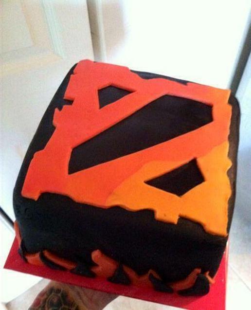 dota 2 birthday cake