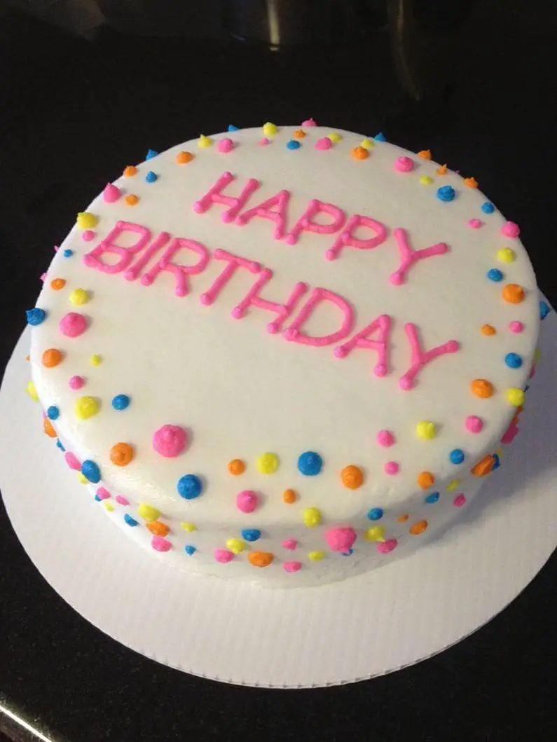 dots birthday cake