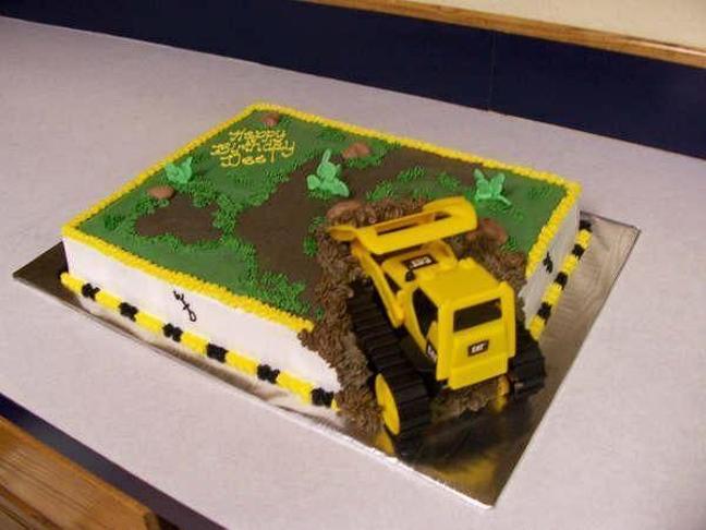 dozer birthday cakes