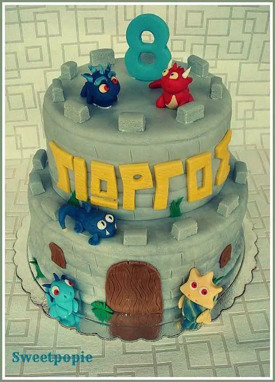 dragon city birthday cake