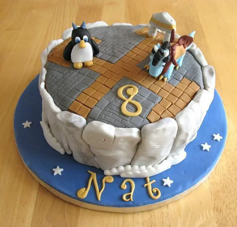 dragon city birthday cake