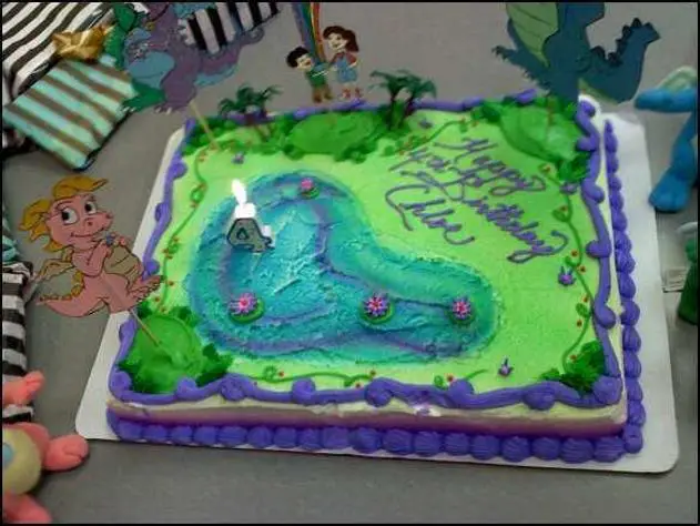 dragon tales birthday cake