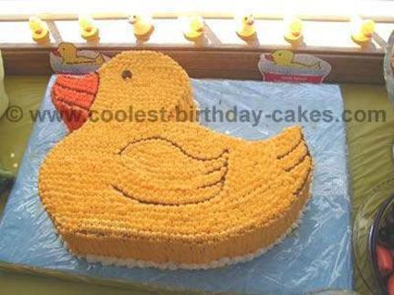 duck birthday cakes