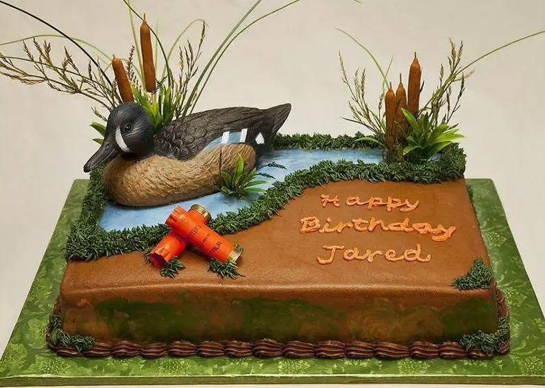 duck hunting birthday cakes