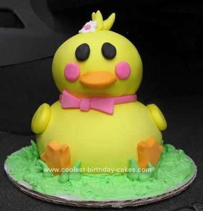ducky birthday cake