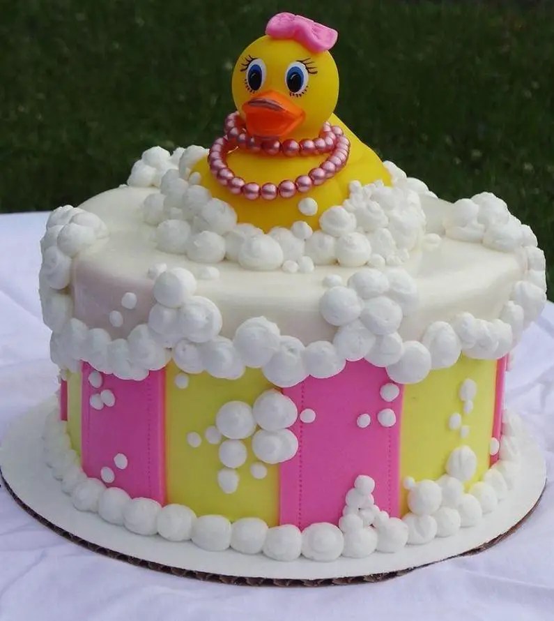 ducky birthday cake
