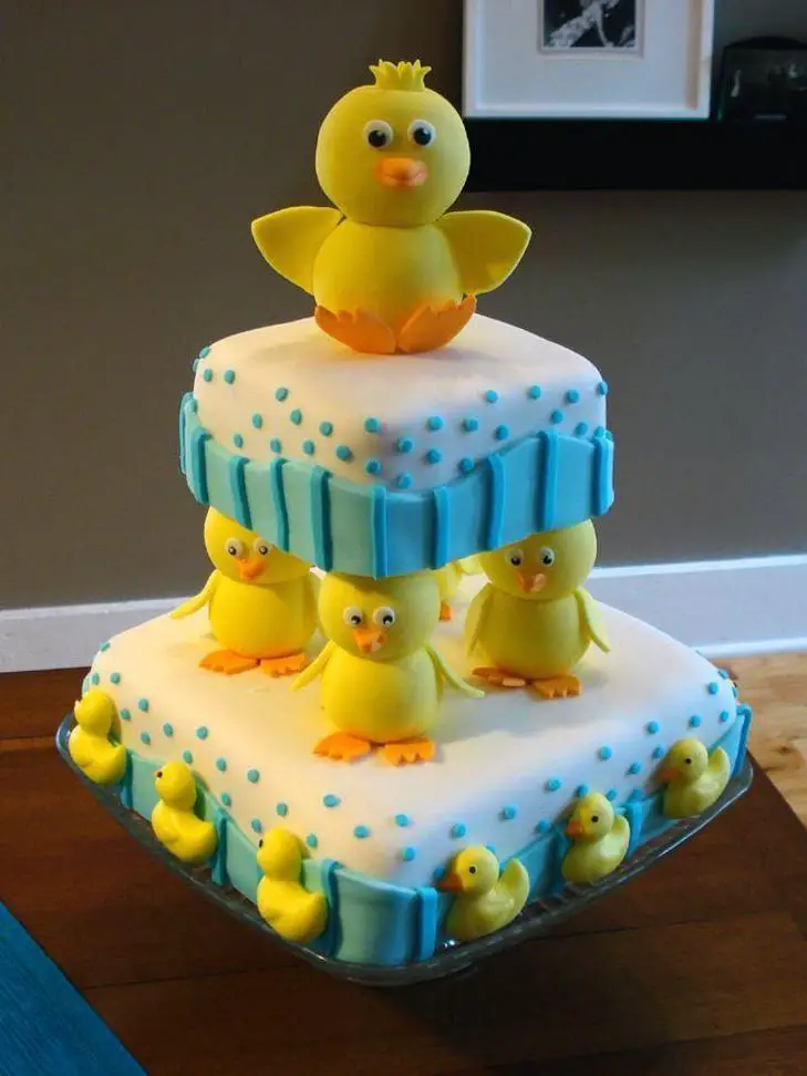 ducky birthday cake