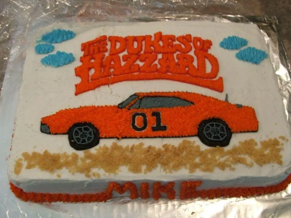 dukes of hazzard birthday cakes
