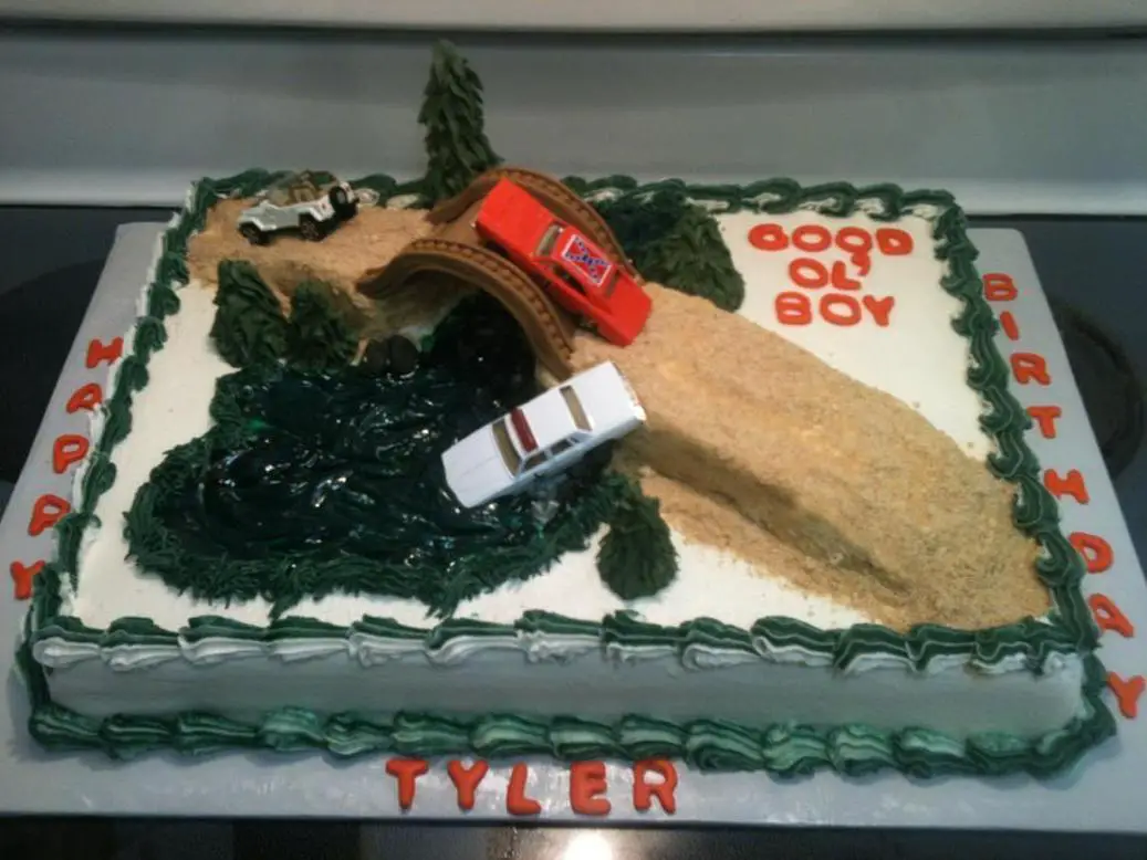 dukes of hazzard birthday cakes