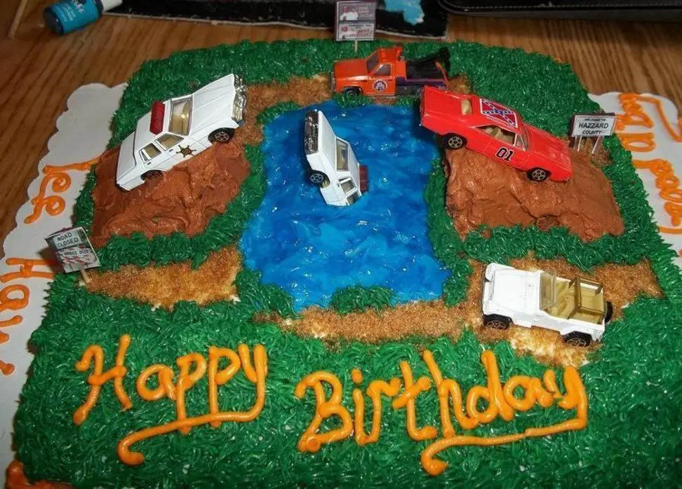 dukes of hazzard birthday cakes