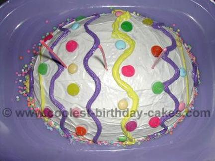 easter egg birthday cake