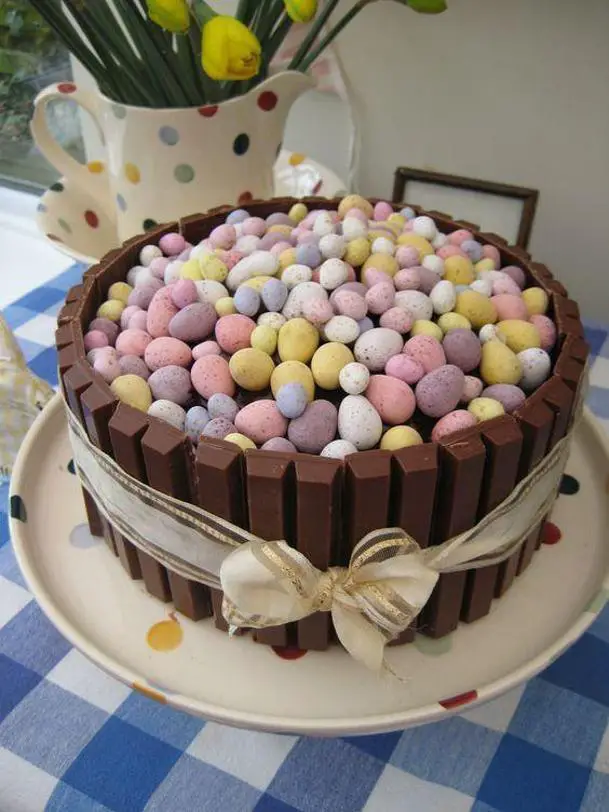 egg birthday cake