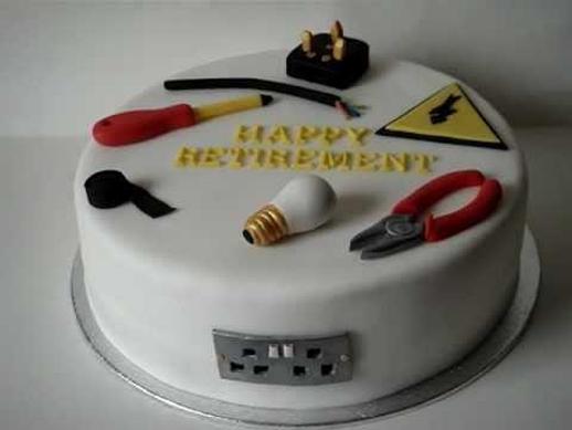 electricians birthday cake