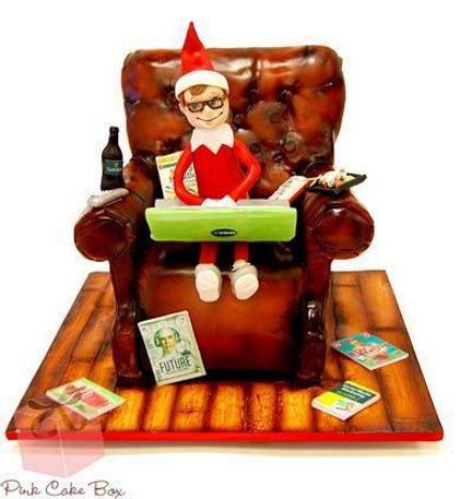 elf birthday cake