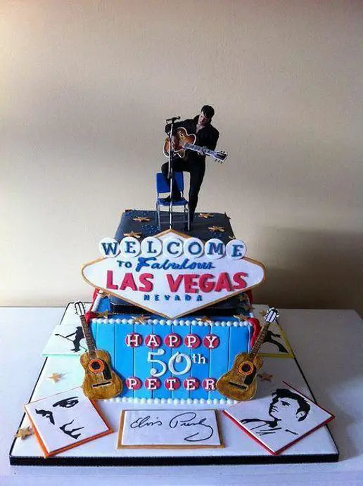 elvis presley birthday cakes