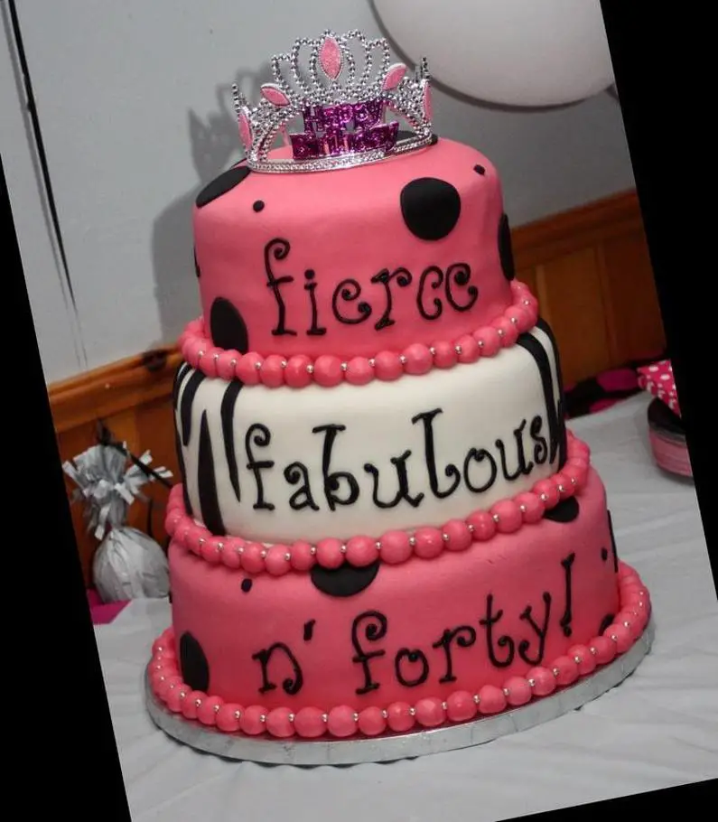 fabulous 40th birthday cakes