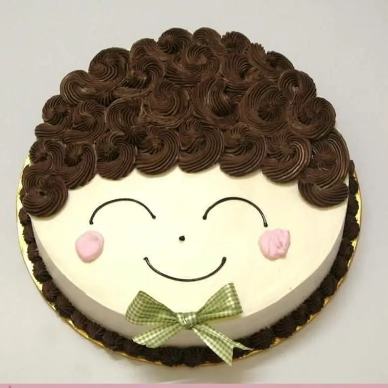face birthday cake