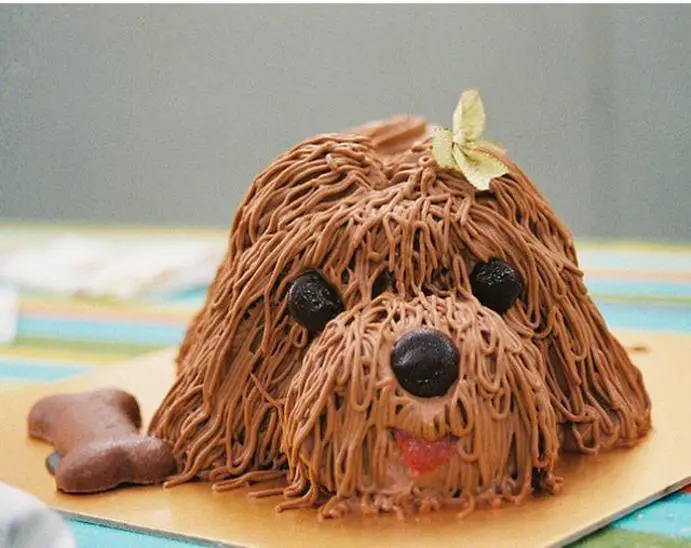 face birthday cake