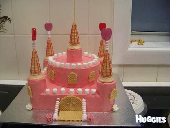 fairy castle birthday cakes