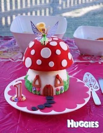 fairy toadstool birthday cakes