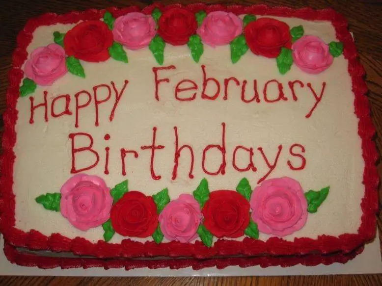 february birthday cakes