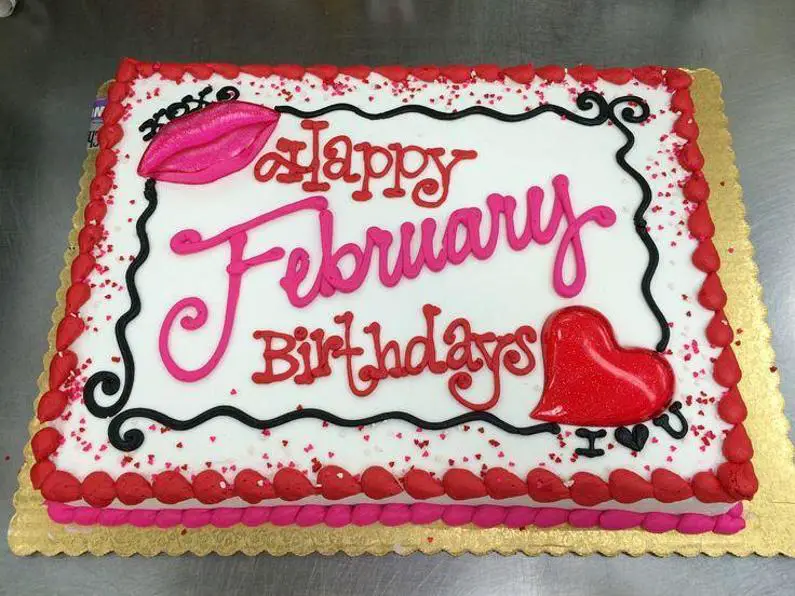 february birthday cakes